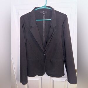 Women’s Black Single Button Blazer